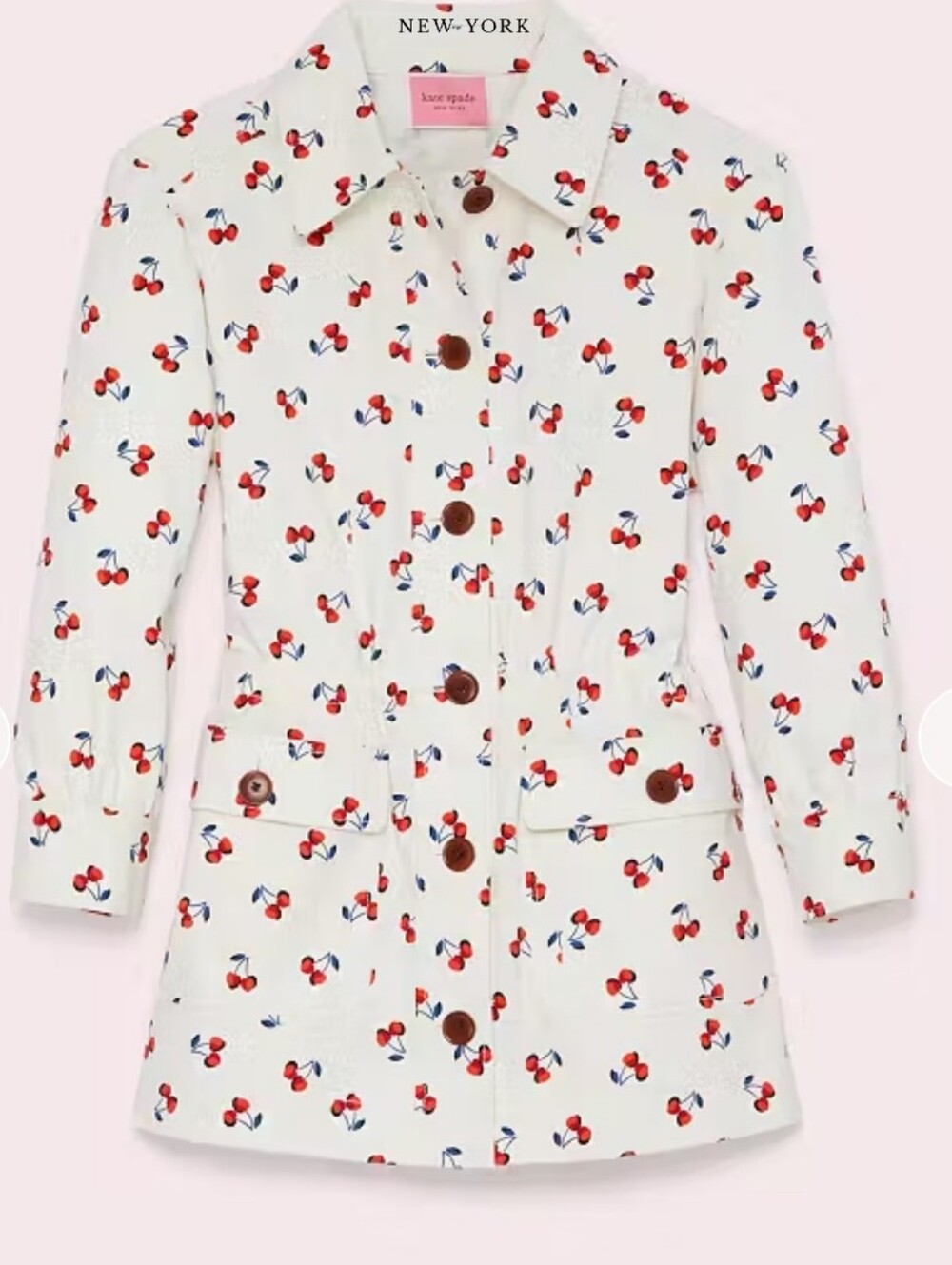 Kate Spade New York Cherry Toss Jacket, Sz M